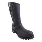 Botas Liberty Motociclista con Cierre y Casco de Acero