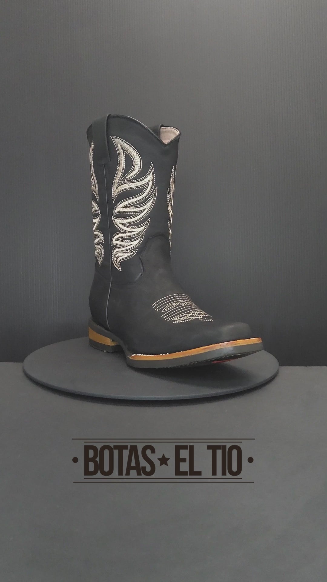 Botas Vaqueras Roper Ala Rodeo Nobuck Chata Suela Hule – Bota el tio