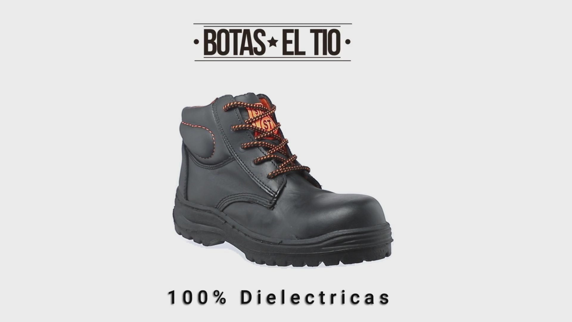 Botas industriales 100% dieléctricas de piel