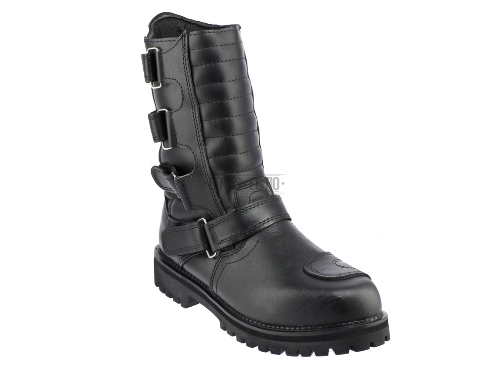 BOTAS MOTOCICLISTA CHOPPER PIEL 1726 PARCHE CAMBIOS – Bota el tio