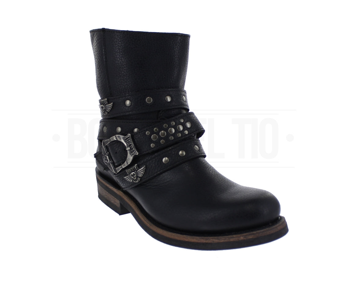 Botas Dama Liberty corta latigos estoperol Biker